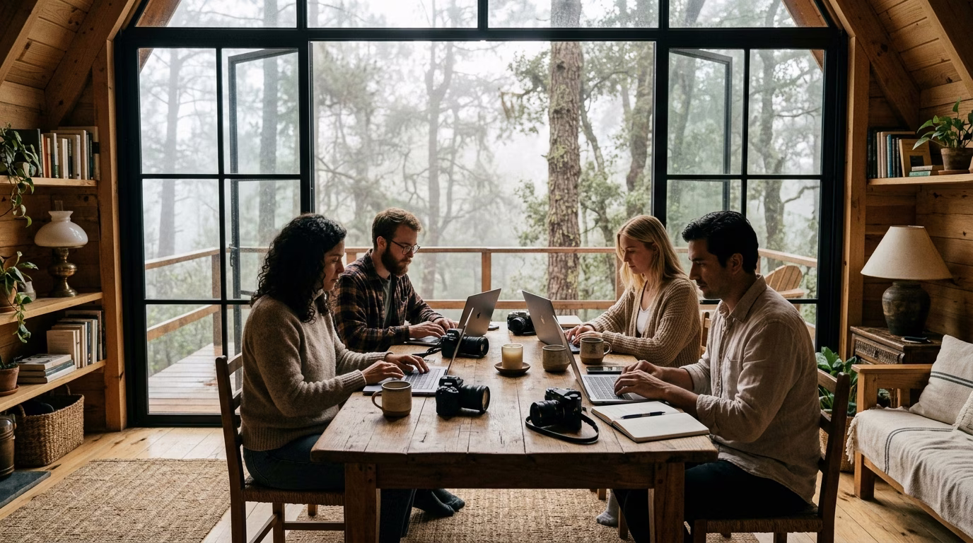 Creadores de contenido en aventura México