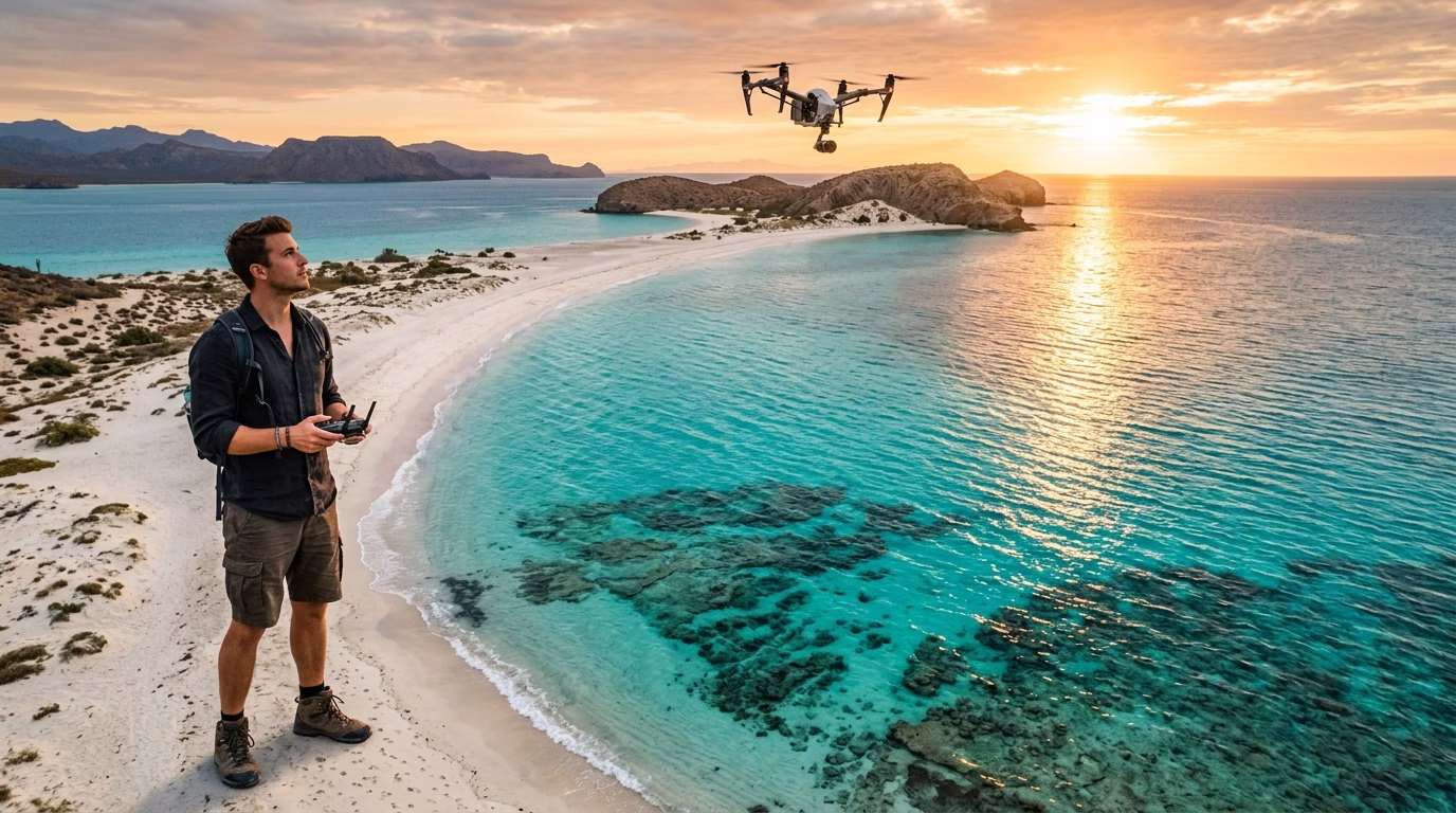 Drone sobre Los Cabos