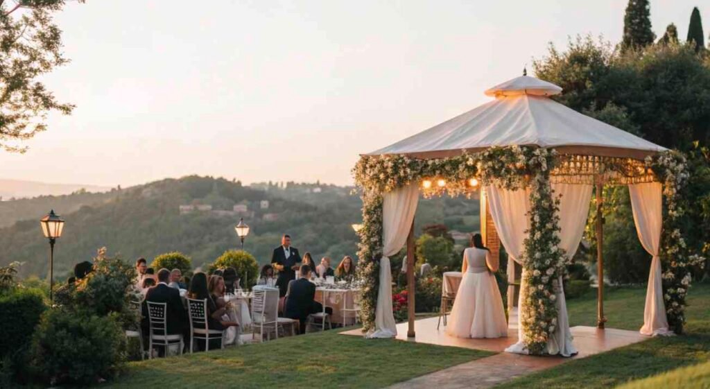 iluminación para bodas