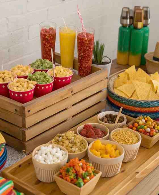 Estación de Snacks y Botanas