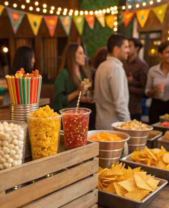 Estación de Snacks y Botanas